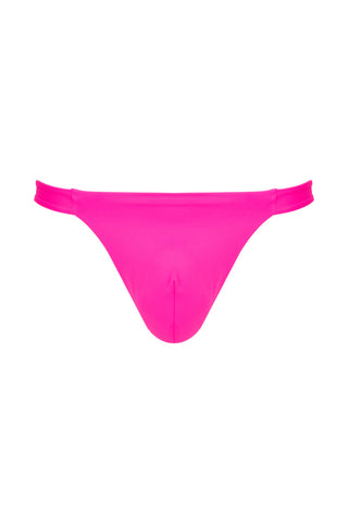 Jon Shocking Pink Stripper Style Thong - Sway Lingerie pole dance ECONYL® Regenerated Nylon