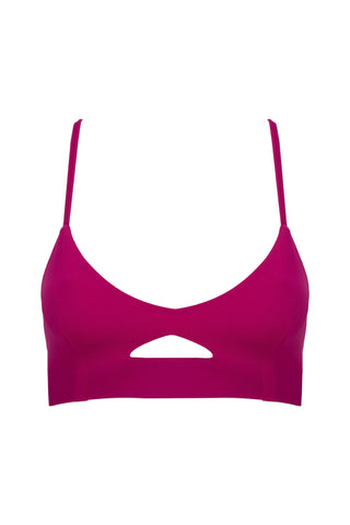 Carla Pole Top Purple Flame - Sway Tops pole dance ECONYL® regenerated nylon