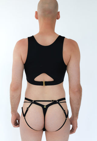 Bettie Pole Top Black