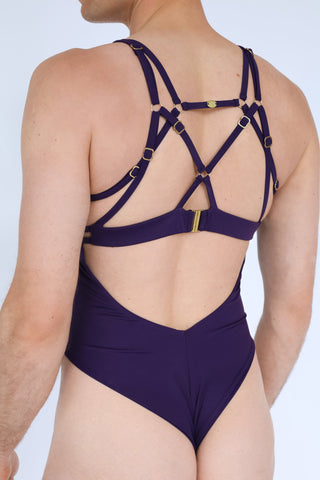 Magdalena Open Top Harness Sugar Plum