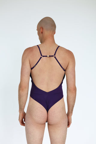 Naomi Mens Pole Dance Bodysuit V2 Sugar Plum
