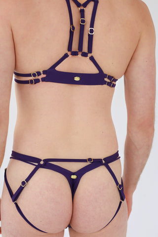 Magdalena Open Top Harness Sugar Plum