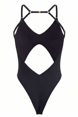 Naomi Mens Pole Dance Bodysuit V2 Black