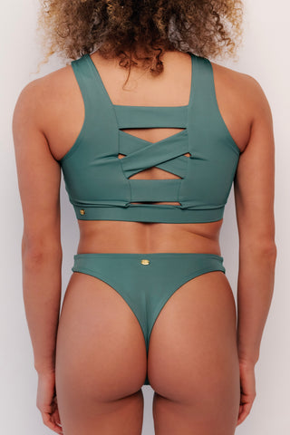 Bettie Pole Top Xandu Green
