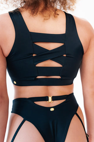 Bettie Pole Top Black