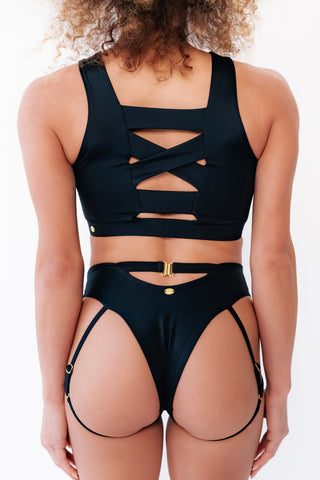 Bettie Pole Top Black