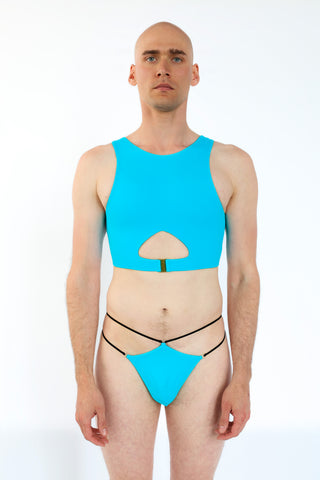 Bettie Pole Top Blue Lagoon