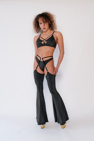 Daisy Bellbottom Chaps Starry Night