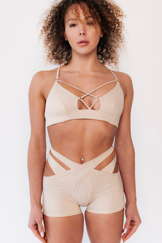 Freddie Short Chaps Champagne Gold