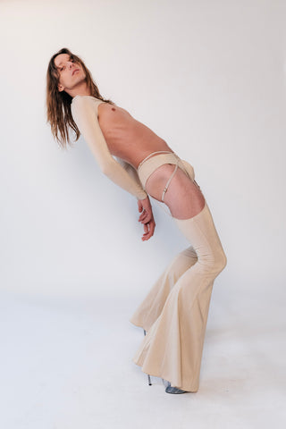 Lauren Sparkly Longsleeve Shrug Champagne Gold