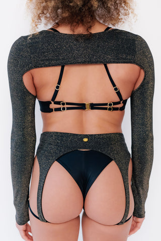 Lauren Sparkly Longsleeve Shrug Starry Night