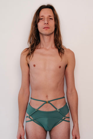 Nathan Garter Shorts Xandu Green