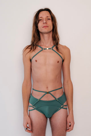 Nathan Garter Shorts Xandu Green