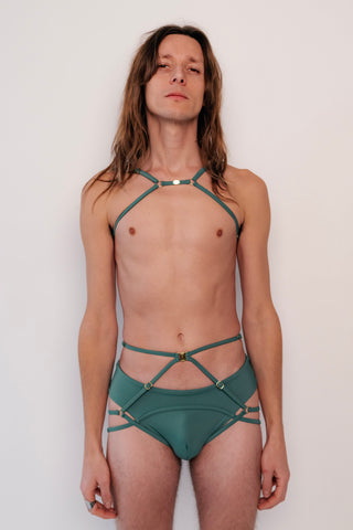 Nathan Garter Shorts Xandu Green