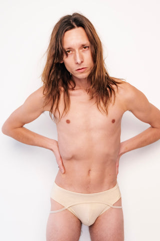 Nathan Garter Shorts Champagne Gold