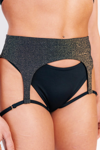 Ruby Pole Garter Shorts Starry Night