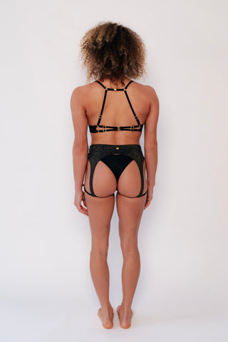 Ruby Pole Garter Shorts Starry Night