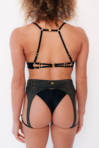 Ruby Pole Garter Shorts Starry Night