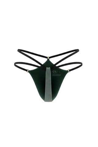 Temptress Mens Pole Dancing G-String Thong XANDU GREEN