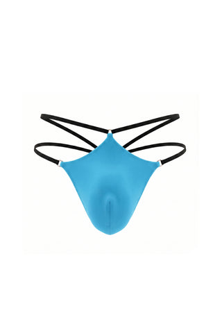 Temptress Mens Pole Dancing G-String Thong Blue Lagoon